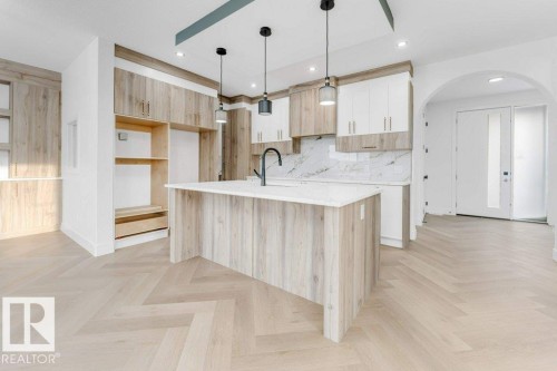 3304 169 Street, Edmonton, AB - Indoor Photo Showing Kitchen With Upgraded Kitchen