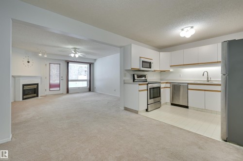 107 8903 106A Avenue, Edmonton, AB - Indoor Photo Showing Kitchen With Stainless Steel Kitchen