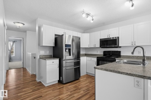 225 Brookview Way, Stony Plain, AB - Indoor Photo Showing Kitchen With Double Sink