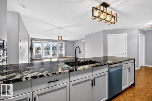 309 278 Suder Greens Drive, Edmonton, AB - Indoor Photo Showing Kitchen With Upgraded Kitchen