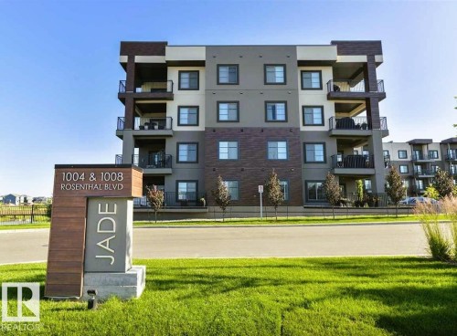403 1004 Rosenthal Boulevard, Edmonton, AB - Outdoor With Balcony With Facade