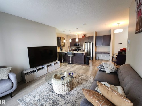 403 1004 Rosenthal Boulevard, Edmonton, AB - Indoor Photo Showing Living Room