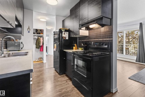 74 11245 31 Avenue, Edmonton, AB - Indoor Photo Showing Kitchen With Double Sink