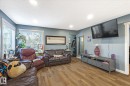 11907 70 Street, Edmonton, AB  - Indoor Photo Showing Living Room 