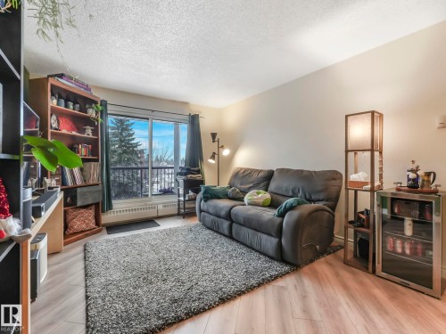 326 10636 120 Street, Edmonton, AB - Indoor Photo Showing Living Room
