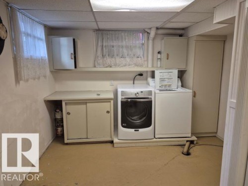 Basement 10224 107 Street, Westlock, AB - Indoor Photo Showing Laundry Room