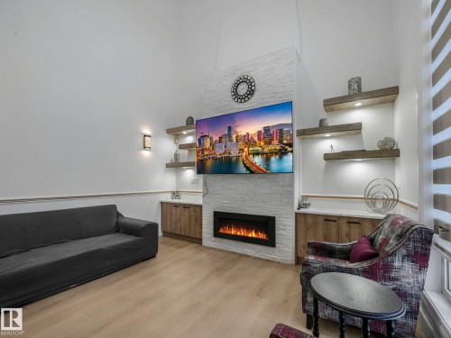 572 Butterworth Way, Edmonton, AB - Indoor With Fireplace