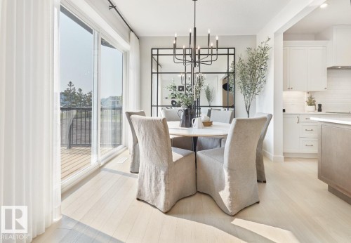 111 Stiles Bend, Leduc, AB - Indoor Photo Showing Dining Room