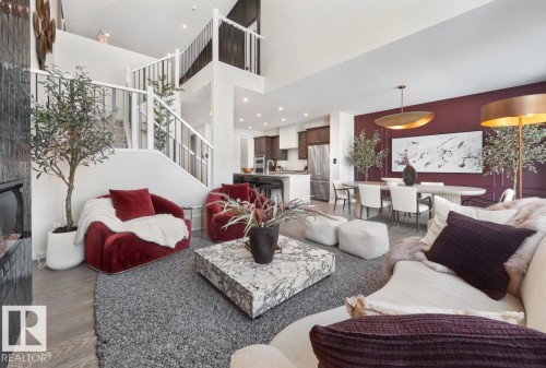 12844 211 Street, Edmonton, AB - Indoor Photo Showing Living Room