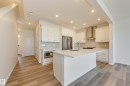 19322 22A Avenue, Edmonton, AB  - Indoor Photo Showing Kitchen With Stainless Steel Kitchen With Upgraded Kitchen 