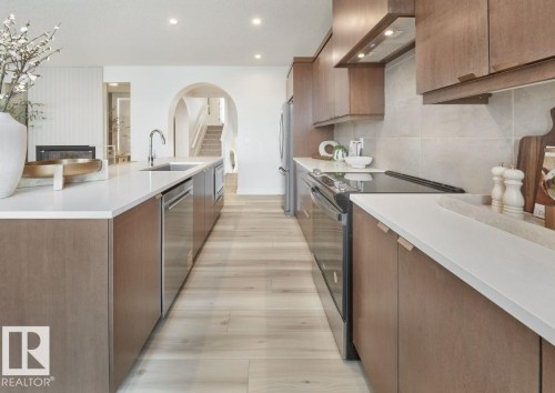 2131 194 Street, Edmonton, AB - Indoor Photo Showing Kitchen With Upgraded Kitchen
