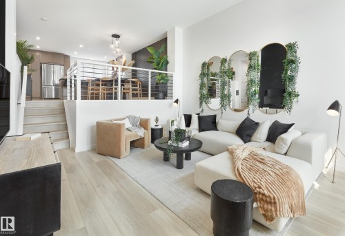 118 Stiles Bend, Leduc, AB - Indoor Photo Showing Living Room