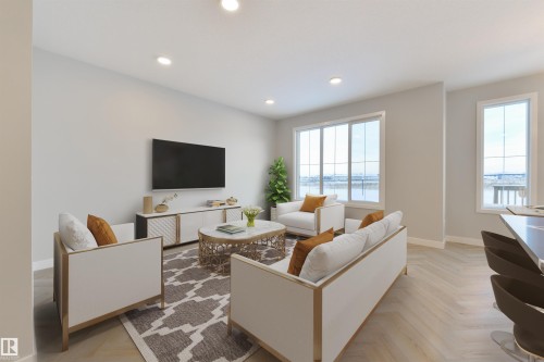 10 Cobblestone Gate, Spruce Grove, AB - Indoor Photo Showing Living Room