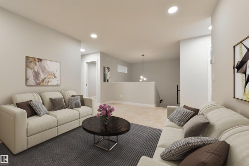 10 Cobblestone Gate, Spruce Grove, AB - Indoor Photo Showing Living Room