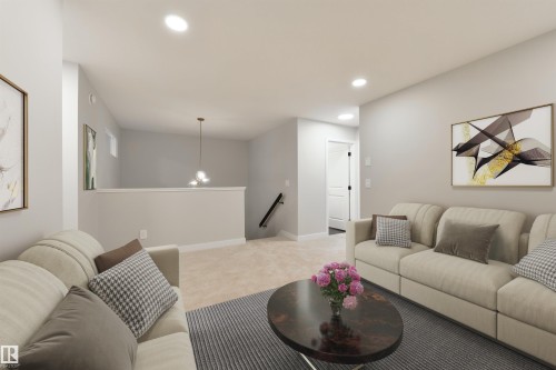 10 Cobblestone Gate, Spruce Grove, AB - Indoor Photo Showing Living Room
