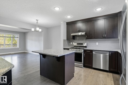1565 33A Street, Edmonton, AB - Indoor Photo Showing Kitchen With Stainless Steel Kitchen With Upgraded Kitchen
