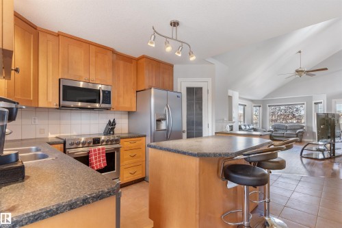 3712 69 Street, Camrose, AB - Indoor Photo Showing Kitchen With Double Sink With Upgraded Kitchen