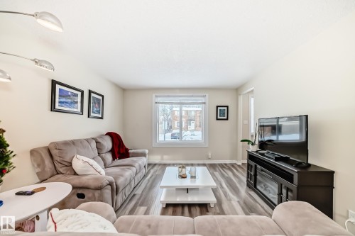 66 Ridgewood, St. Albert, AB - Indoor Photo Showing Living Room With Fireplace