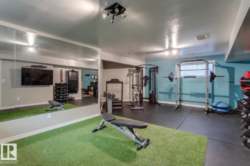 4109 Charles Link Link, Edmonton, AB - Indoor Photo Showing Gym Room