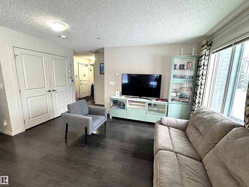 117 5521 7 Avenue, Edmonton, AB - Indoor Photo Showing Living Room
