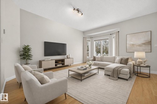 25 Folkstone Place, Stony Plain, AB - Indoor Photo Showing Living Room