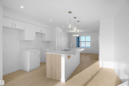 610 176 Avenue, Edmonton, AB - Indoor Photo Showing Kitchen With Upgraded Kitchen