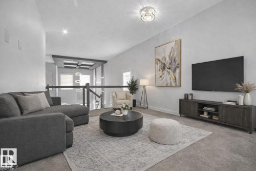 15023 15 Street, Edmonton, AB - Indoor Photo Showing Living Room