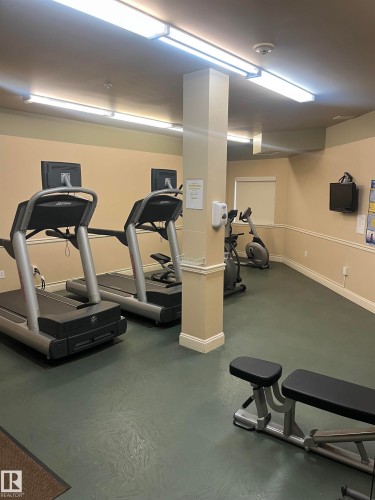 110 10333 112 Street, Edmonton, AB - Indoor Photo Showing Gym Room