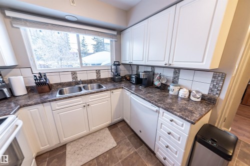 10792 165 Street, Edmonton, AB - Indoor Photo Showing Kitchen With Double Sink