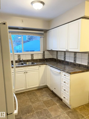 10792 165 Street, Edmonton, AB - Indoor Photo Showing Kitchen With Double Sink
