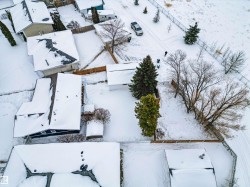 View of snowy aerial view - 