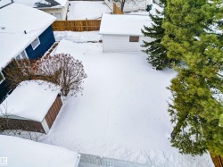 View of snowy aerial view - 