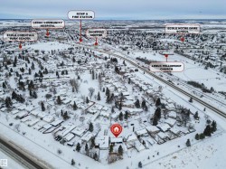 View of snowy aerial view - 