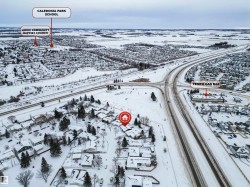 View of snowy aerial view - 