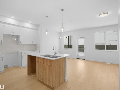9732 Carson Place, Edmonton, AB - Indoor Photo Showing Kitchen With Double Sink