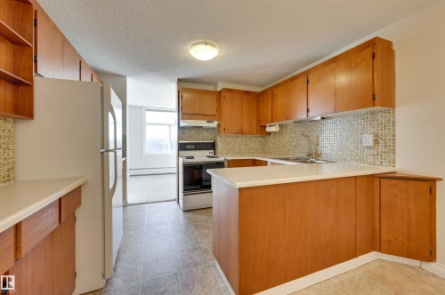502 11710 100 Avenue, Edmonton, AB - Indoor Photo Showing Kitchen