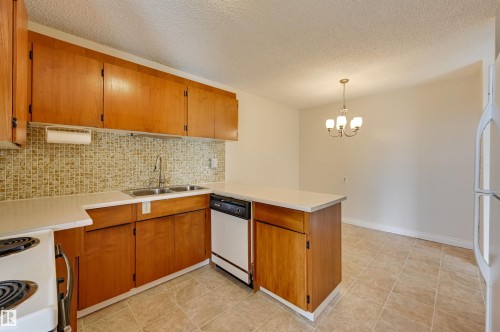 502 11710 100 Avenue, Edmonton, AB - Indoor Photo Showing Kitchen With Double Sink