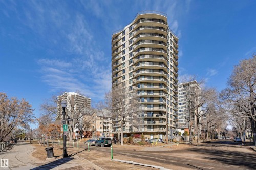 502 11710 100 Avenue, Edmonton, AB - Outdoor With Balcony With Facade