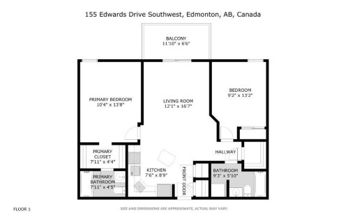 403 155 EDWARDS Drive  Edmonton, AB T6X 1N6