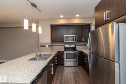 22 13139 205 Street, Edmonton, AB - Indoor Photo Showing Kitchen With Double Sink With Upgraded Kitchen