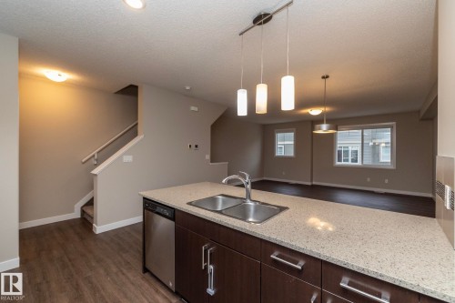 22 13139 205 Street, Edmonton, AB - Indoor Photo Showing Kitchen With Double Sink
