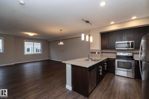 22 13139 205 Street, Edmonton, AB - Indoor Photo Showing Kitchen With Double Sink