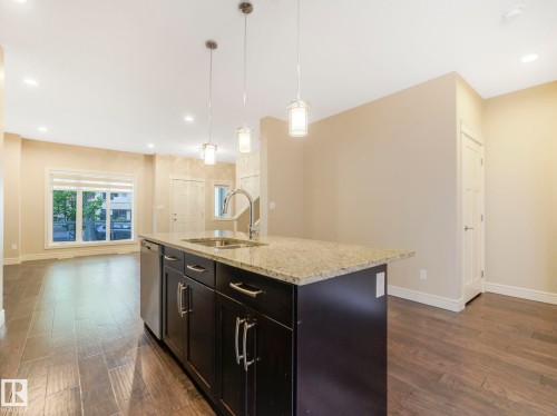 2 10319 120 Street, Edmonton, AB - Indoor Photo Showing Kitchen With Double Sink