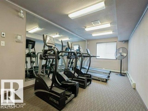 443 301 Clareview Station Drive Nw, Edmonton, AB - Indoor Photo Showing Gym Room