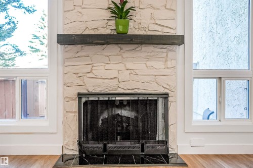6030 Mill Woods Road S, Edmonton, AB - Indoor With Fireplace