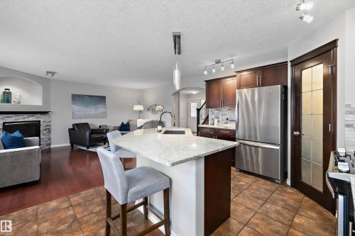 205 Macewan Road, Edmonton, AB - Indoor With Fireplace