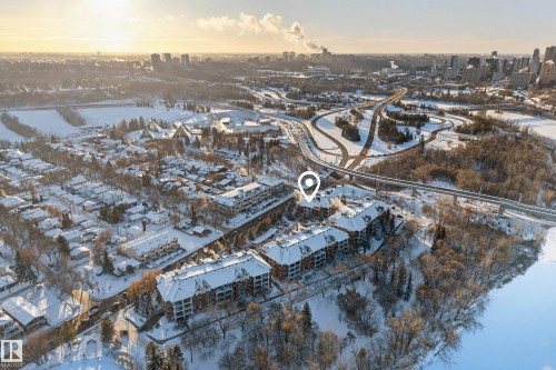 102 9803 96A Street, Edmonton, AB - Outdoor With Body Of Water With View