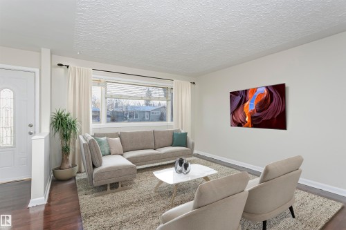 15702 92A Avenue, Edmonton, AB - Indoor Photo Showing Living Room