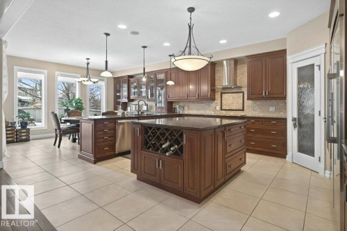 4835 Mactaggart Crest Crest, Edmonton, AB - Indoor Photo Showing Kitchen With Upgraded Kitchen