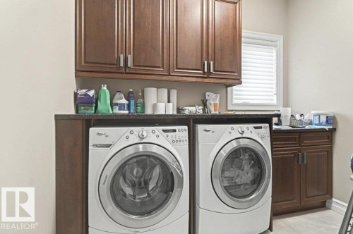 4835 Mactaggart Crest Crest, Edmonton, AB - Indoor Photo Showing Laundry Room